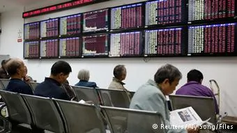 China Börse Anleger Hongkong Shanghai