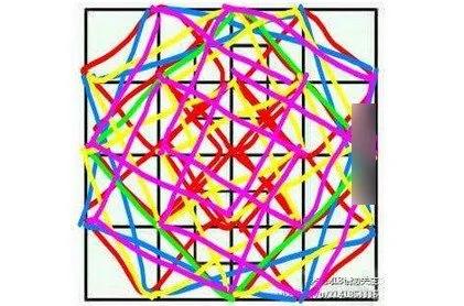 据说在这图里算得出31个正方形的是人才……