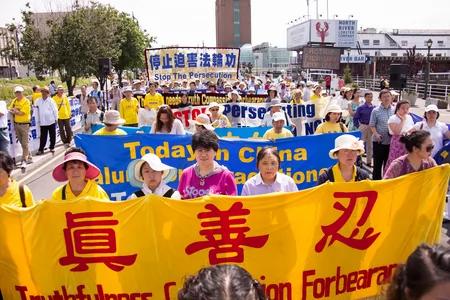 7·20反迫害 法轮功大型游行集会回顾