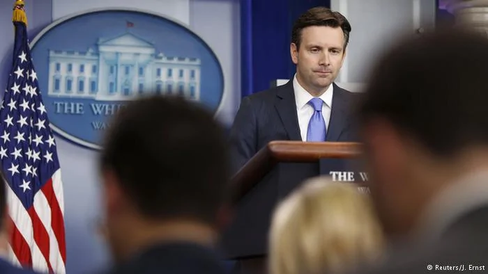 Pressekonferenz nach Evakuierung von Journalisten im Weißen Haus