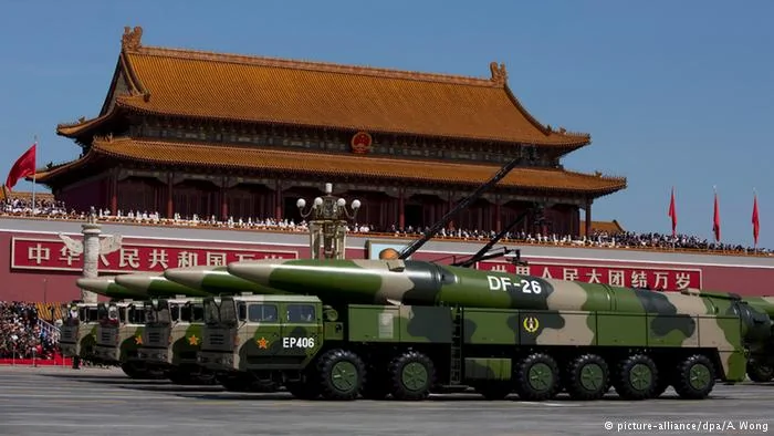 China Militärparade in Peking70. Jahrestag Ende2. Weltkrieg