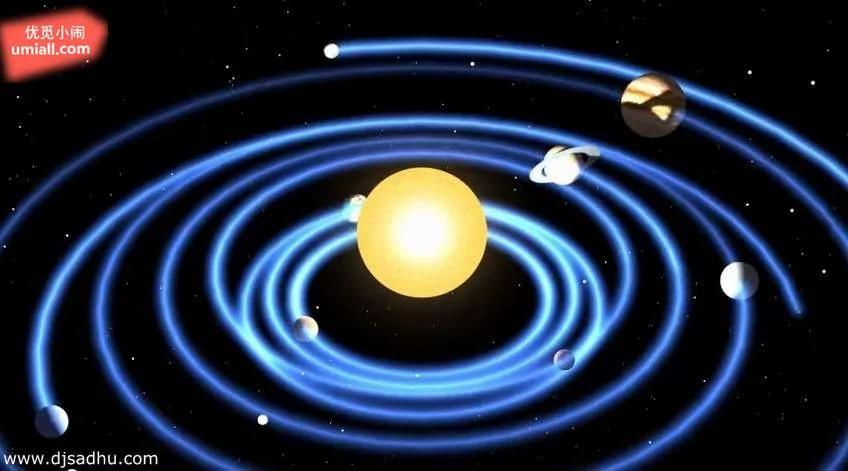 超级震撼:太阳系运转的短片,课本上教的地球公转简直弱爆了