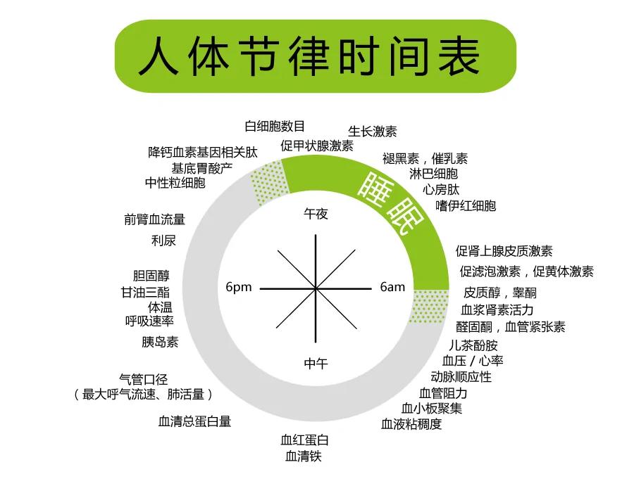 你的健康时钟对准了吗?
