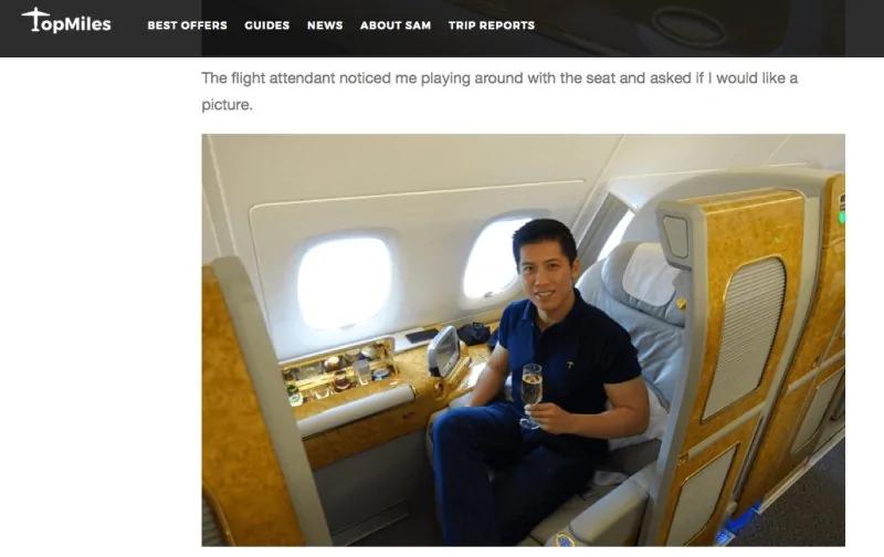 抓住订票系统漏洞 华男300块享受阿联酋航空3周环球头等舱之旅