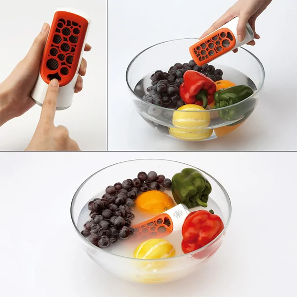 An electrolysis tool that sterilizes your fresh fruit.