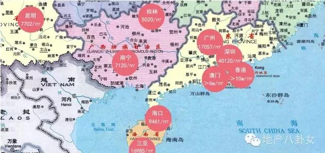 令人悲傷的中國房價地圖