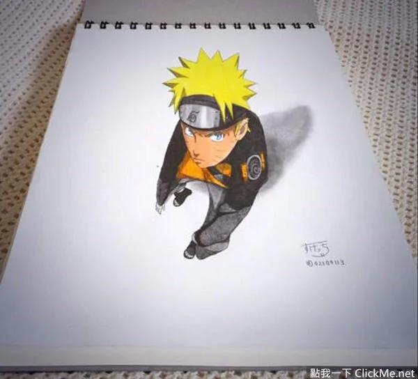 突破画面的超神立体插画!二次元人物跑到现实生活中?!