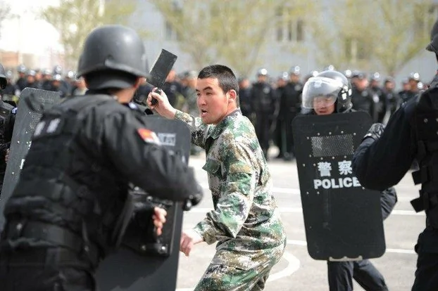 china-xinjiang-unrest-terror-drill