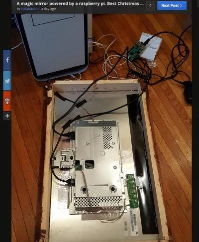 男子用一片双面镜做出真实版魔镜,高科技产品厂商都想到!