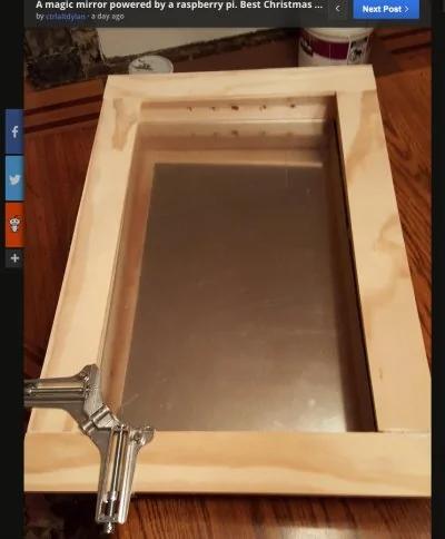 男子用一片双面镜做出真实版魔镜,高科技产品厂商都想到!