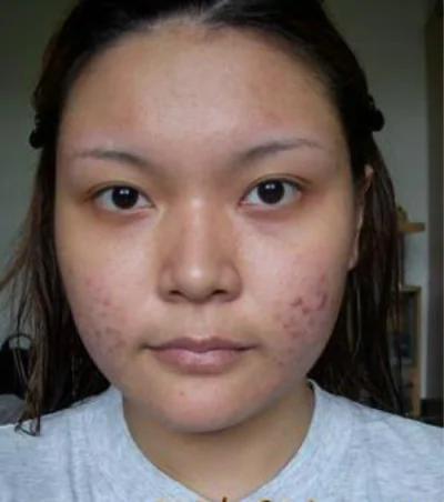素颜真有点不忍直视呢 但是 化完妆后连她亲妈都认不出!