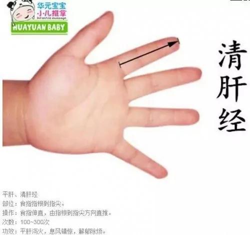 孩子的手指头对应着五脏 哪有病一推就好!