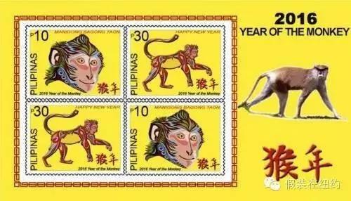 中国猴年被全世界邮票设计师“玩坏了”