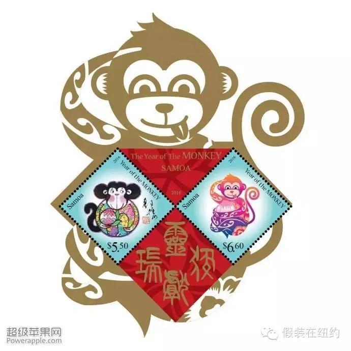 中国猴年被全世界邮票设计师“玩坏了”