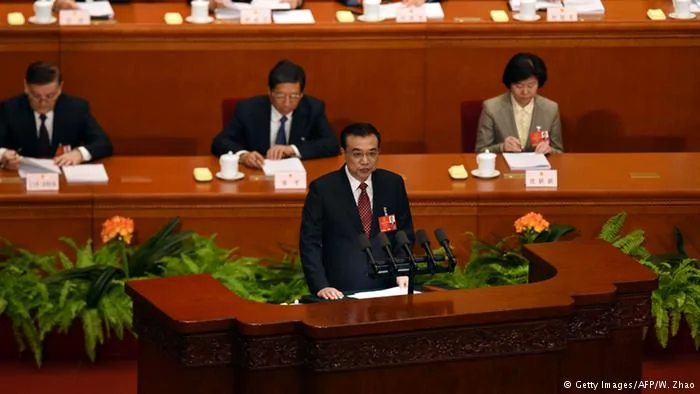 China Nationaler Volkskongress- Premierminister Li Keqiang