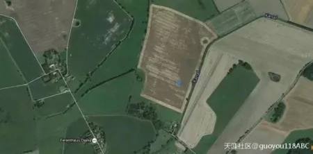 這是德國農村，耕地有明顯的機械化的耕作痕跡，而且有房子必有公路，有房子必有綠色。（網絡圖片）
