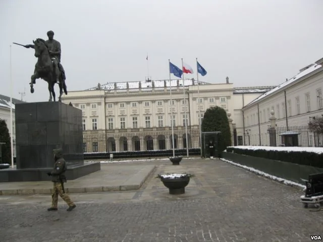 位于华沙的波兰总统府。