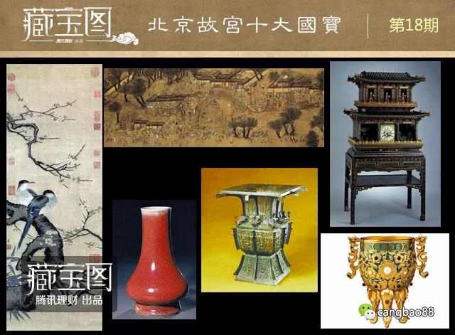 北京故宫“镇馆之宝”:十大国宝亮瞎你的眼