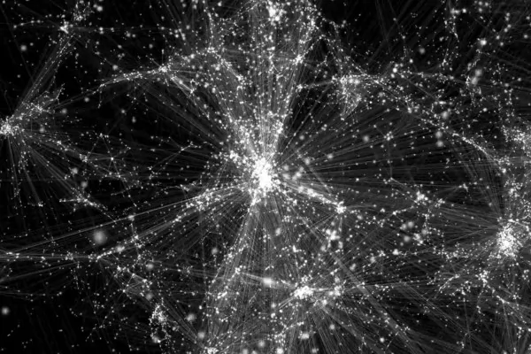 宇宙网模式图（Kim Albrecht视频截图）