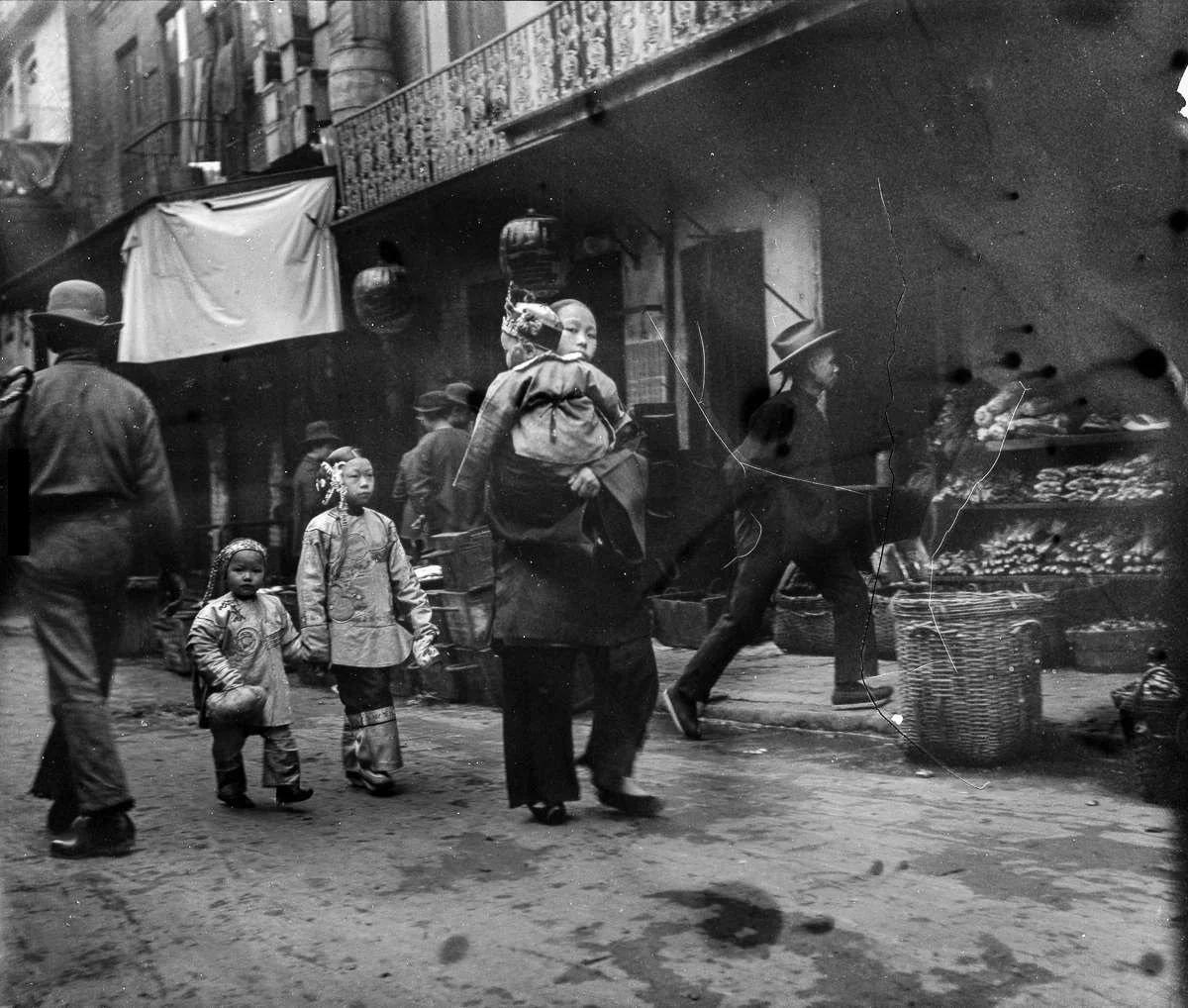 22张1906年旧金山大地震前唐人街珍贵照
