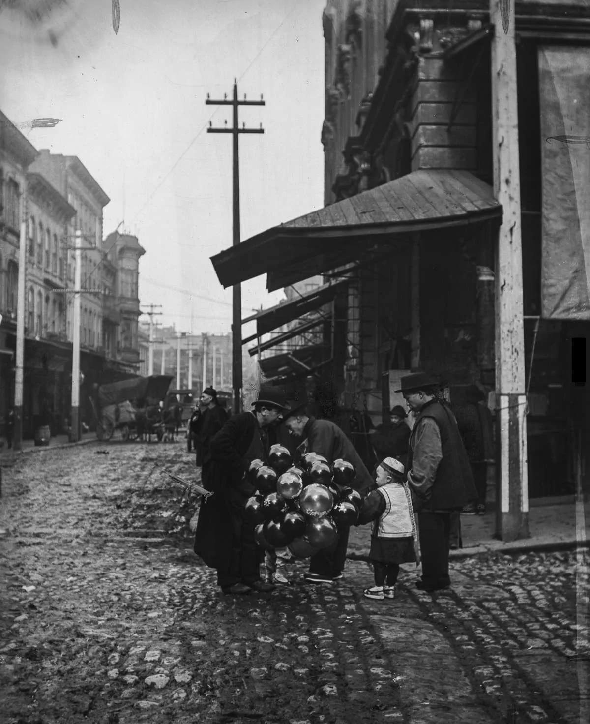 22张1906年旧金山大地震前唐人街珍贵照