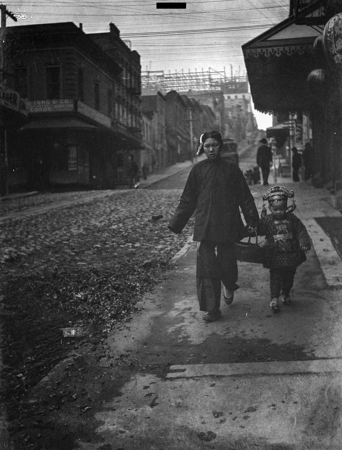 22张1906年旧金山大地震前唐人街珍贵照