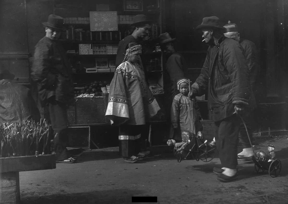 22张1906年旧金山大地震前唐人街珍贵照
