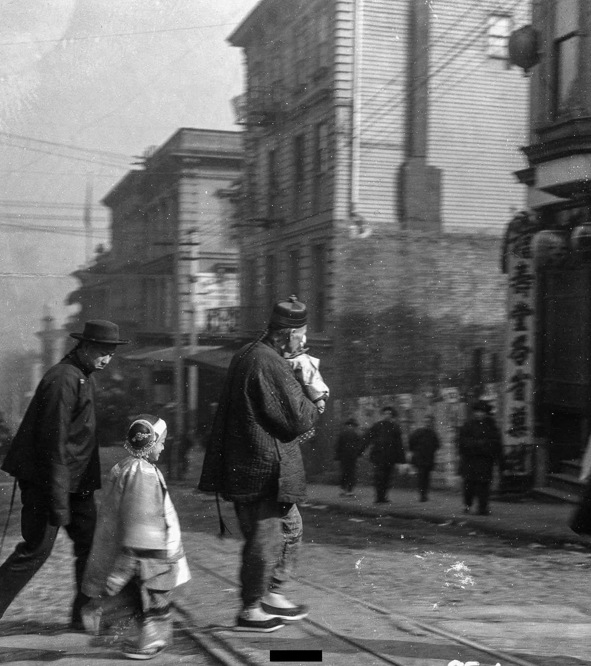 22张1906年旧金山大地震前唐人街珍贵照