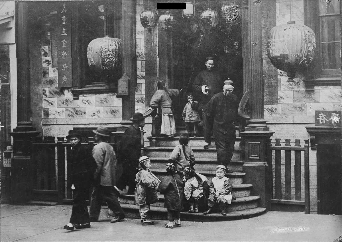 22张1906年旧金山大地震前唐人街珍贵照