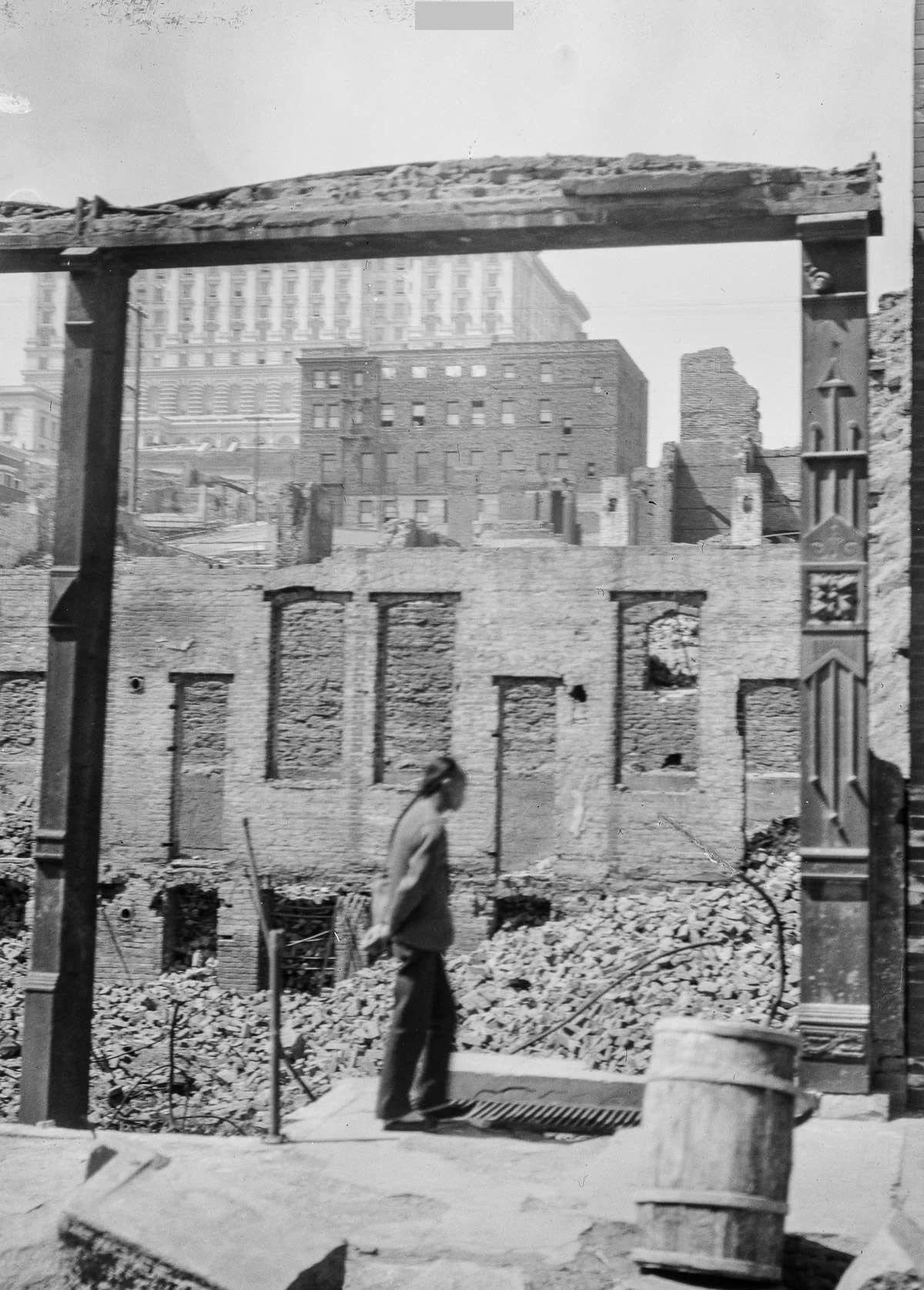 22张1906年旧金山大地震前唐人街珍贵照