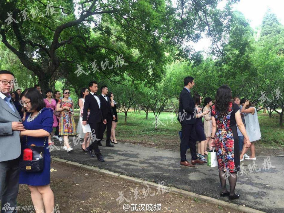 撒贝宁婚礼现场曝光 新娘礼服凹凸有致