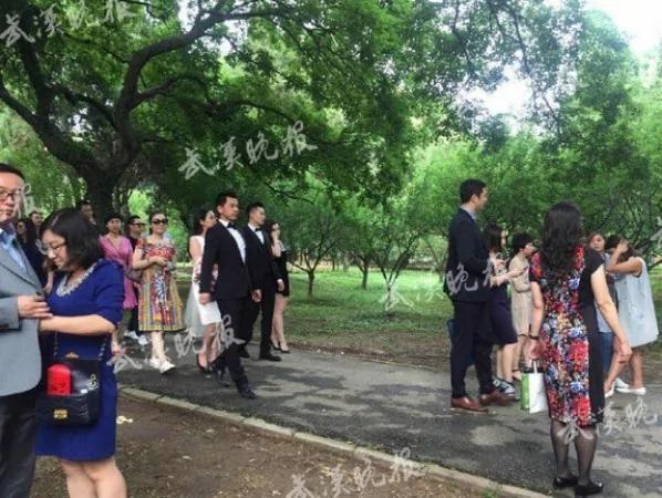 撒贝宁婚礼现场曝光 新娘礼服凹凸有致