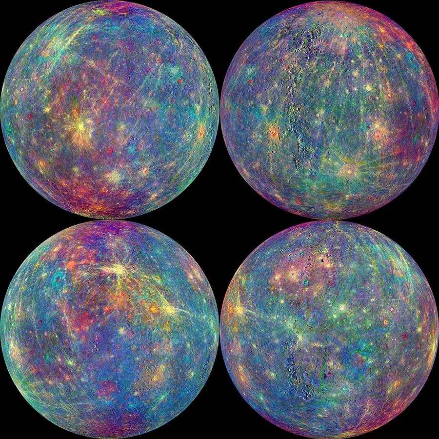Nasa公布首張完整水星地形圖高清細節驚人 阿波羅新聞網