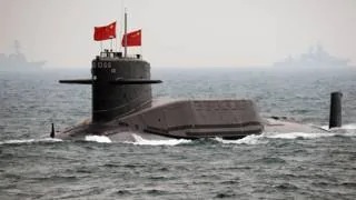一艘中国海军潜艇（资料图片）