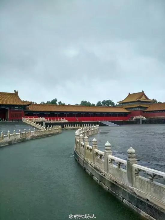 为什么北京暴雨故宫无积水?排水系统藏玄机