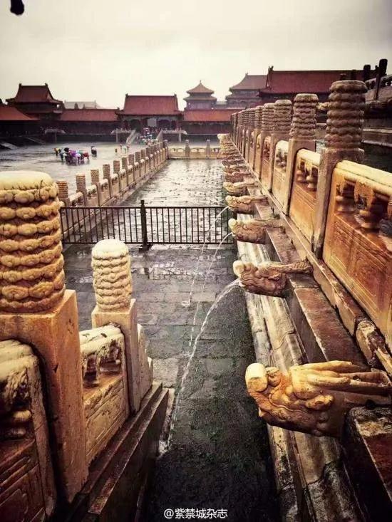 为什么北京暴雨故宫无积水?排水系统藏玄机
