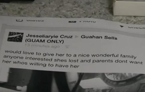 女儿明明在身边带她滑脸书到一半竟惊见“自己的女儿被拍卖”