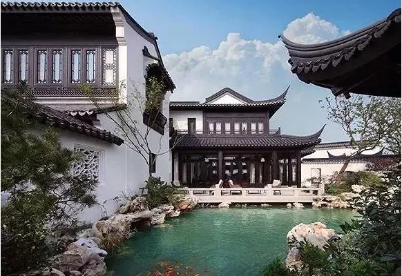 蘇州一棟房屋價值10億元人民幣（1.5億美元），面積72000平方英尺，名為桃花源，被標榜為中國最貴住宅。(網絡圖片)