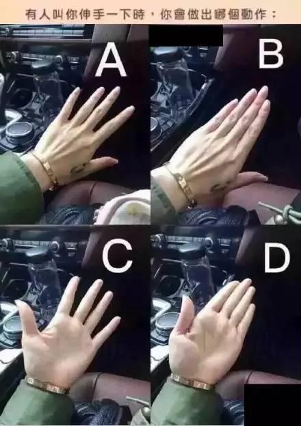 准的可怕!一看左手,就知道你是怎样的人!你也快来测测!