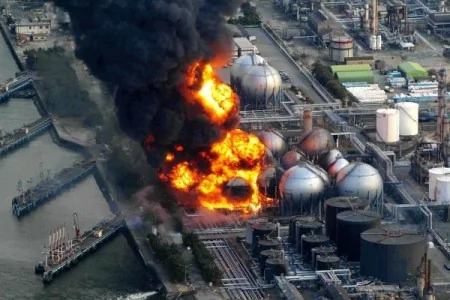 日本福島核電站事故。（縱覽中國配圖）