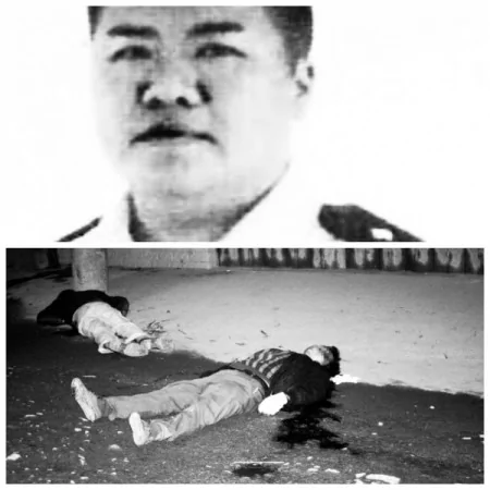 2010年1月贵州关岭县坡贡镇，赶场买东西的村民郭永华和郭永志被派出所副所长张磊当场开枪打死。（网络图片）