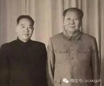 1963年的汪东兴与毛泽东。