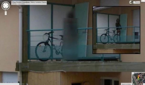 诡异!Google街景软件捕捉到奇怪景象 组图