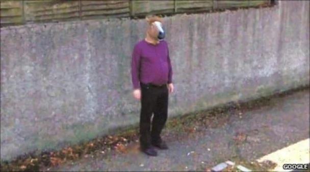诡异!Google街景软件捕捉到奇怪景象 组图