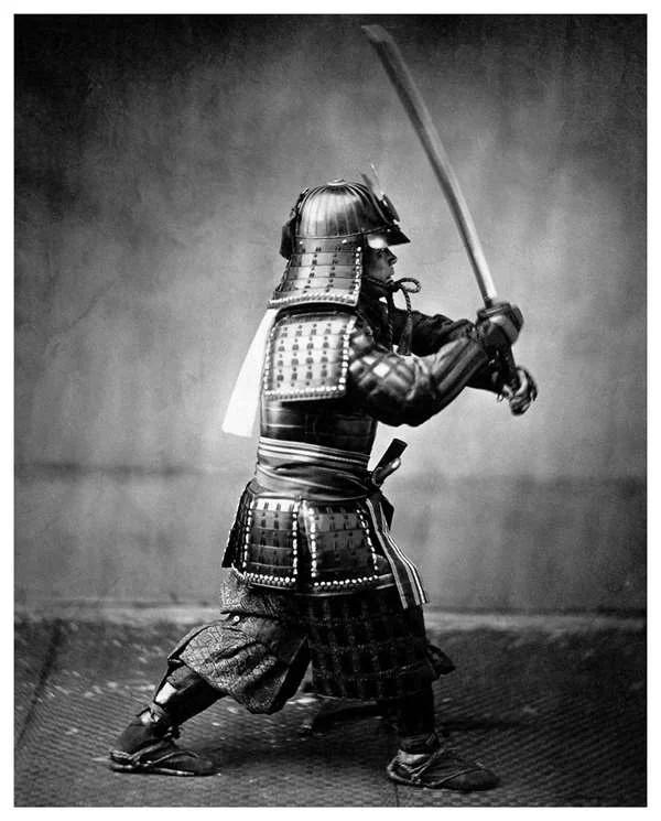 22張百年前日本"末代武士"留下的珍稀老照片,女武士也太帥了!