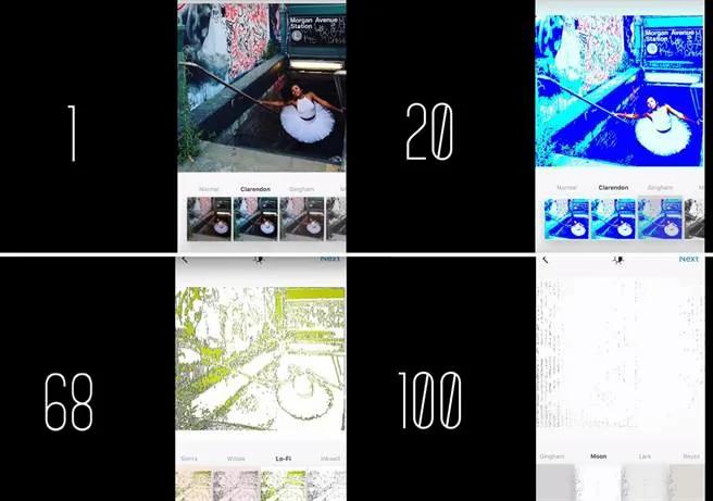 照片使用100次Instagram滤镜后……