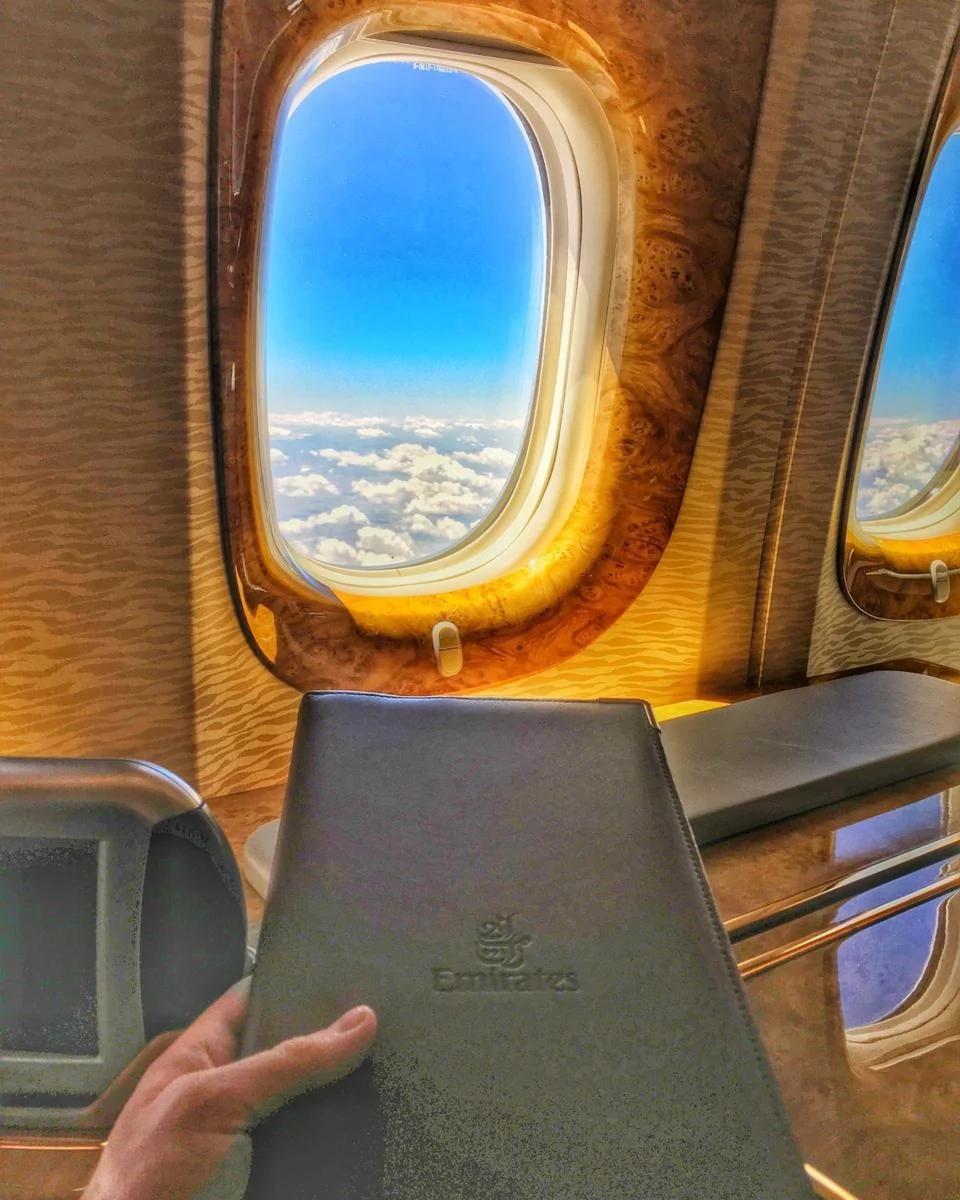 阿联酋航空头等舱有多壕?可在高空淋浴喝名酒