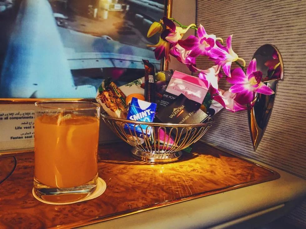 阿联酋航空头等舱有多壕?可在高空淋浴喝名酒
