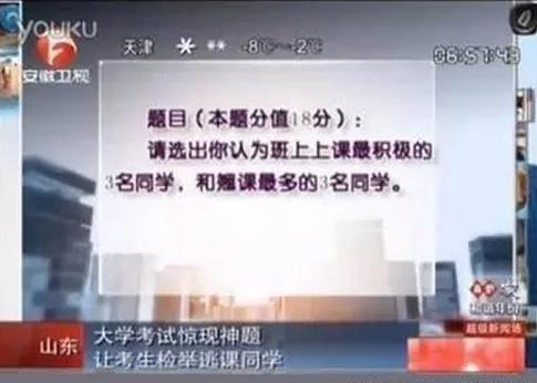 10道坑人的奇葩题目 老师你这是在逗我?图集