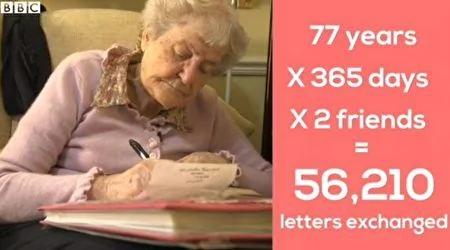 英老婦5萬封信連起87年友情 直至天人永隔